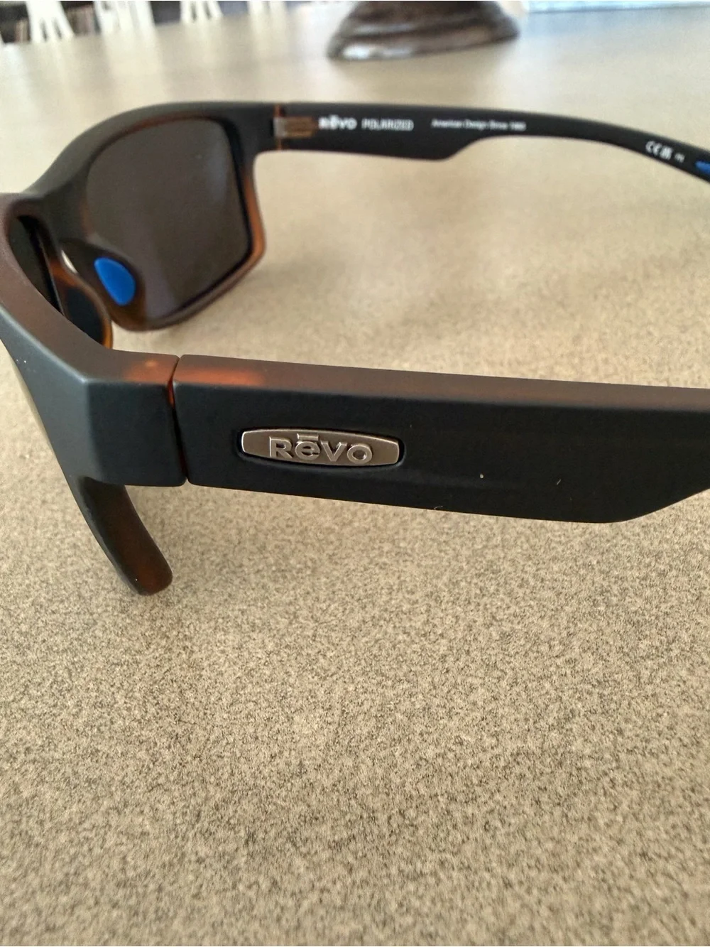 NEW!! Revo Matte Black/Tortoise Men’s Sunglasses with Gray Lenses